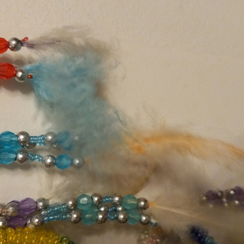 Colorful Beaded Dreamcatcher - Picture 4 of 4